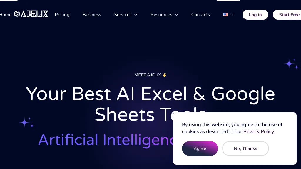 Ajelix AI Excel Tools