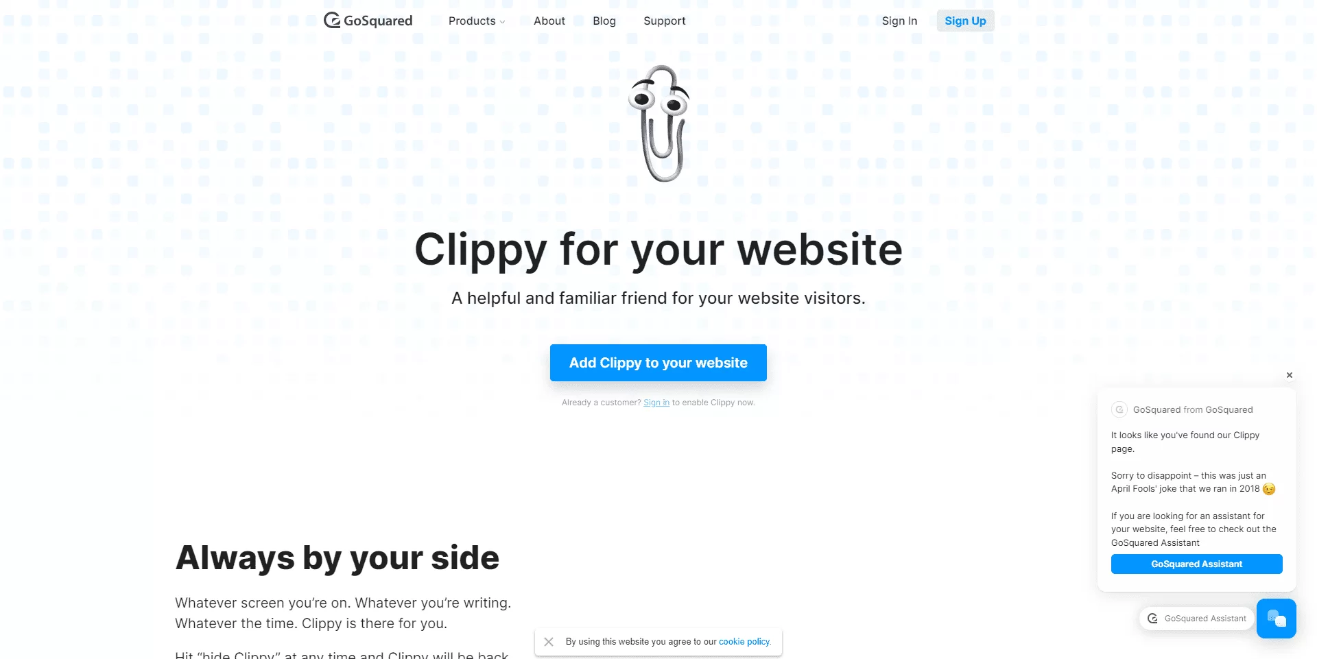 Clippy for your website