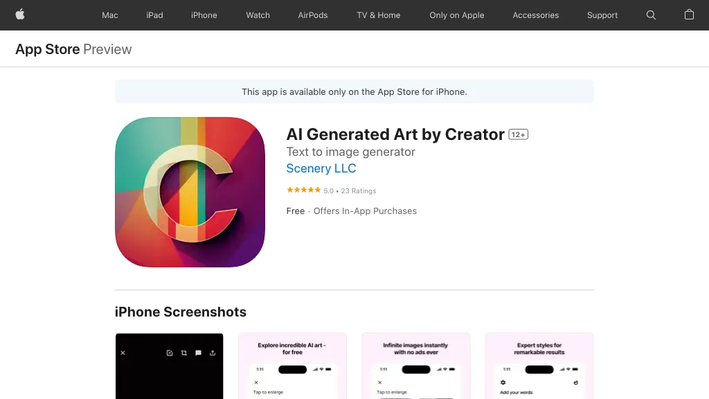 ‎Creator: AI Generated Art