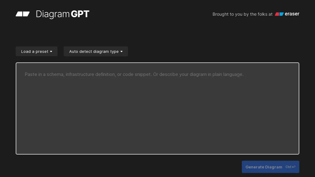 DiagramGPT by Eraser