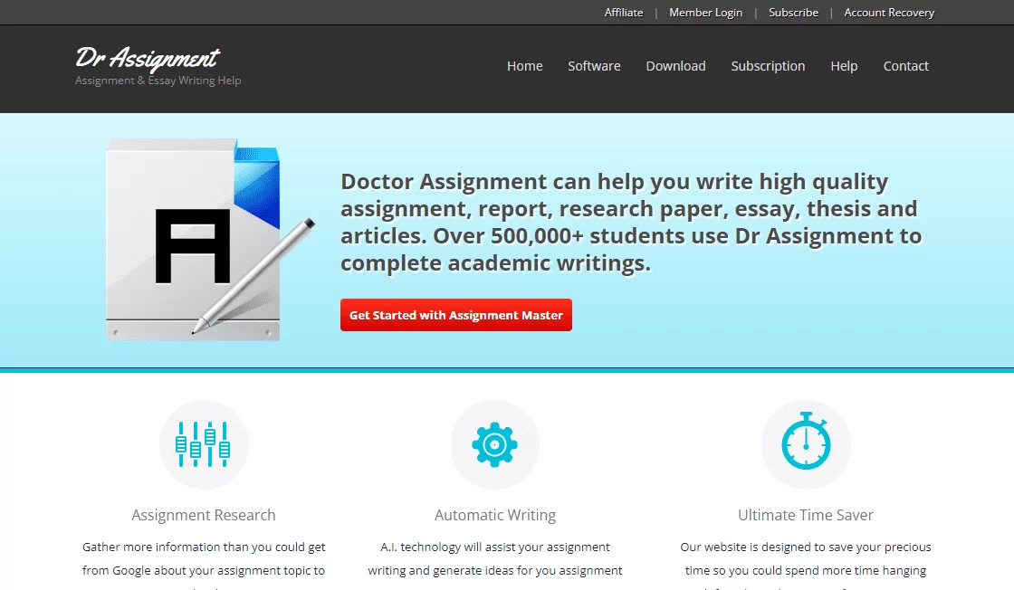 Dr Assignment Auto Writer