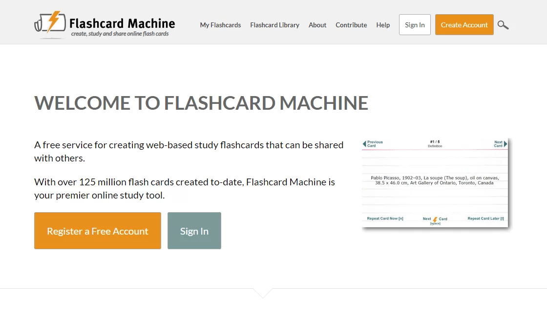 Flashcard Machine