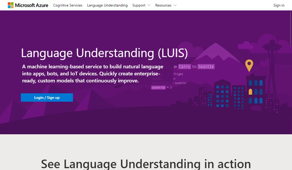 LUIS (Language Understanding Intelligent Service)