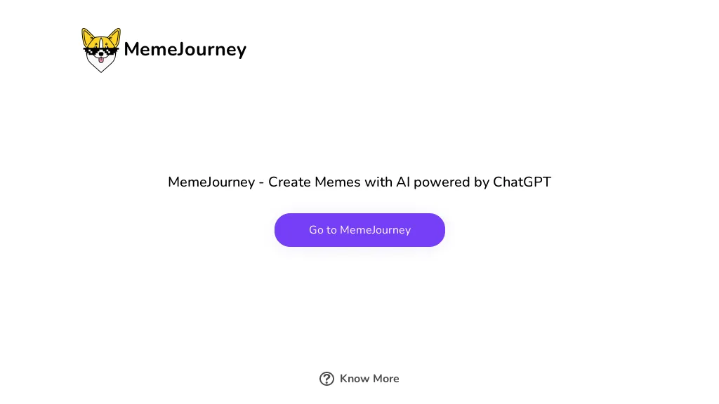Memejourney - ChatGPT for memes