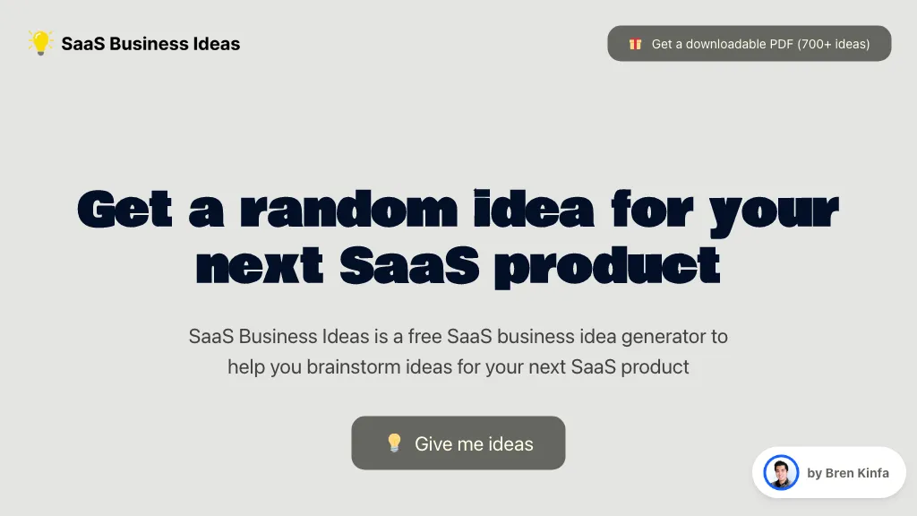 SaaS business ideas